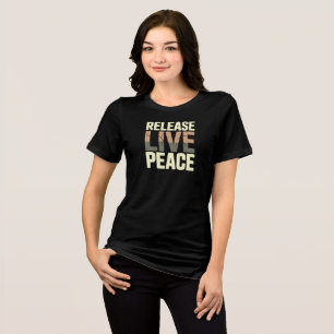 Healing From Trauma Minimalist Typography Tri-Blend Shirt