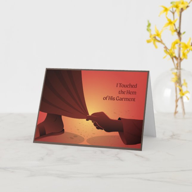 Healing Grace: A Christian Encouragement Card (Yellow Flower)