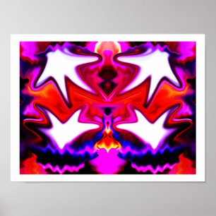 Healing hands art poster