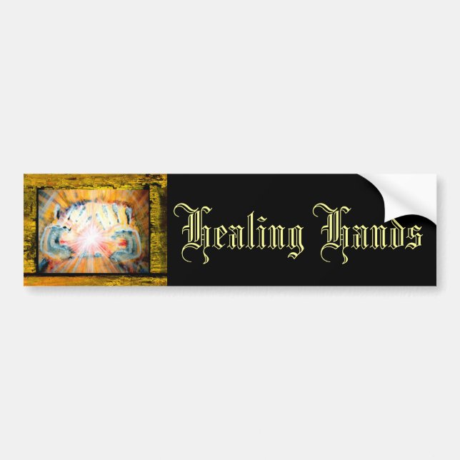Healing Hands Bumper Sticker (Front)