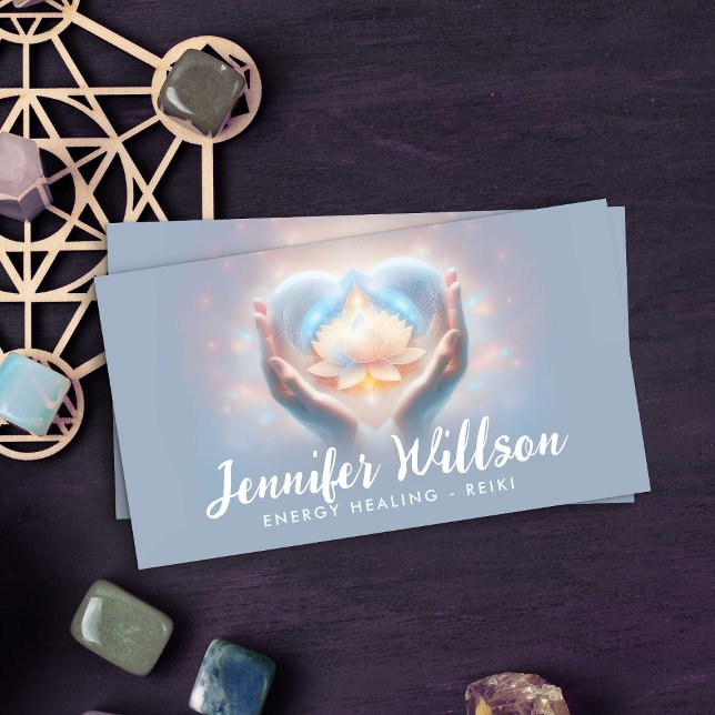 Healing Hands- Energy Healing - Reiki Business Card (Creator Uploaded)