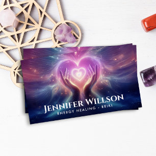 Healing Hands- Energy Healing - Reiki Business Card