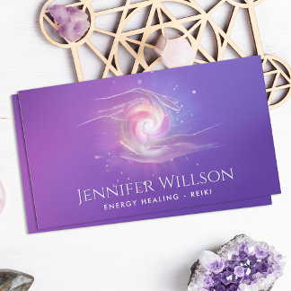 Healing Hands- Energy Healing - Reiki Business Card