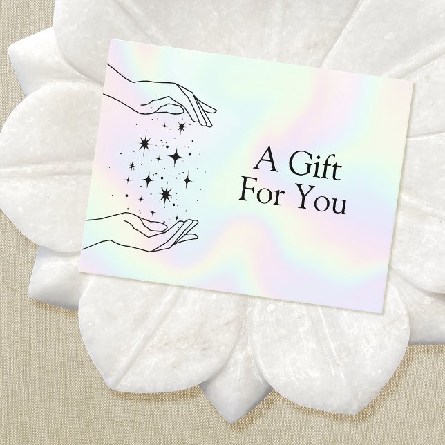 Healing Hands Holographic Gift Certificate (Creator Uploaded)