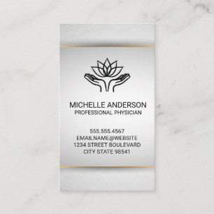 Healing Hands Lotus Business Card