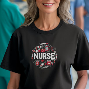 Healing Hands, Loving Hearts: Nurse Pride T-Shirt