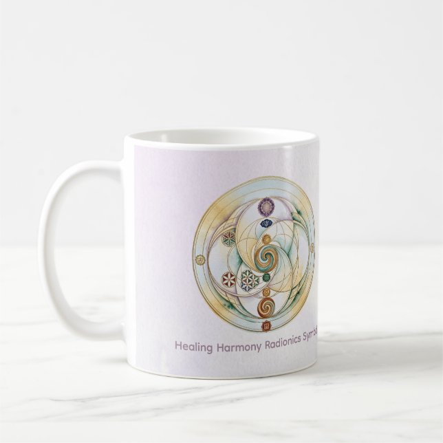 Healing Harmony Radionics Symbol  Coffee Mug (Left)