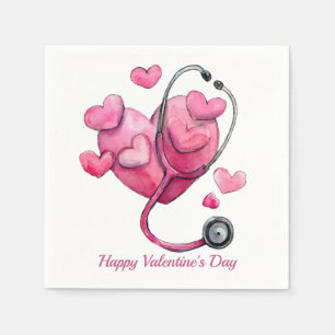 Healing Hearts Valentine Design Napkin