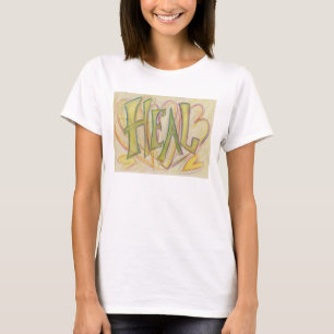Healing Hearts Word Art Inspirational T-Shirt