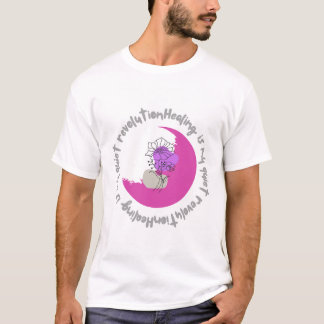 Healing Is My Quiet Revolution – Empowering Quote T-Shirt