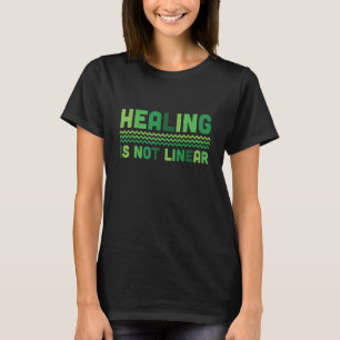 Healing Is Not Linear Bipolar   Mental Health Awar T-Shirt