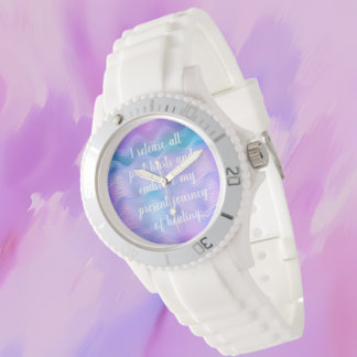 Healing Journey Blue-Purple Waves Watch
