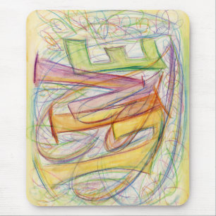 Healing Live Hearts Art Custom Design Mousepad