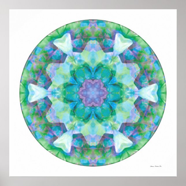 Healing Mandala 10 Poster (Front)