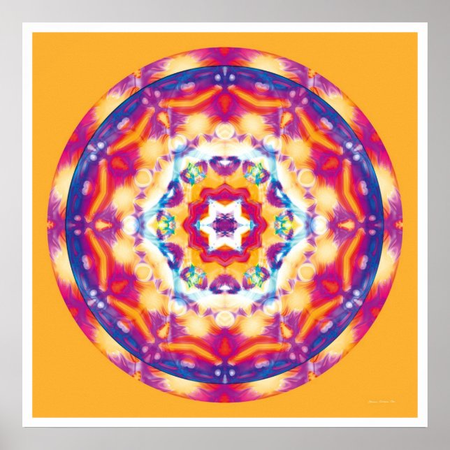 Healing Mandala 12 Poster (Front)
