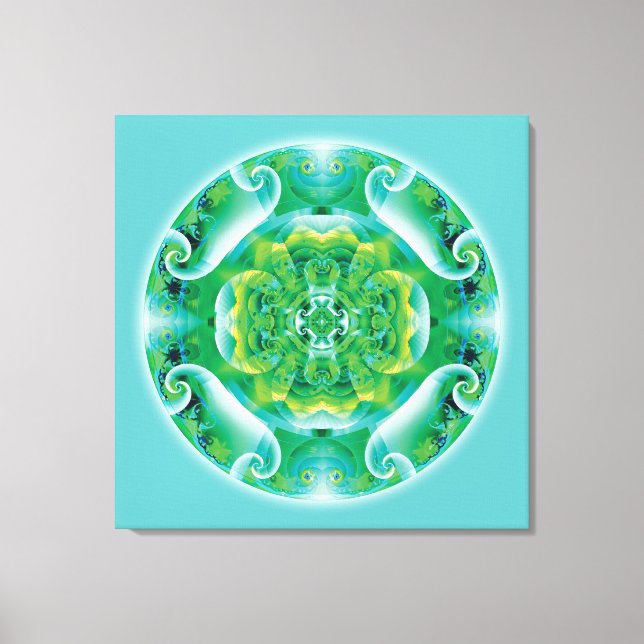 Healing Mandala 4 Canvas Print (Front)
