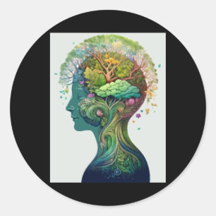 Healing Minds World Mental Health Day Sticker 