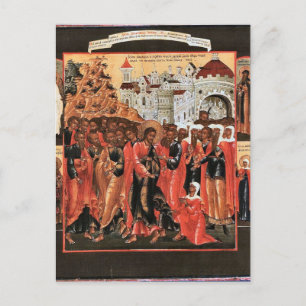 Healing of a Bleeding Woman Orthodox Christian Postcard