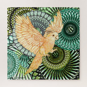 Healing Parakeet Jigsaw Puzzle