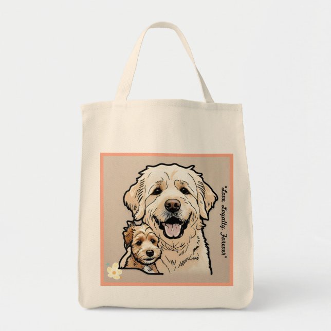 "Healing Paws" Tote Bag (Front)