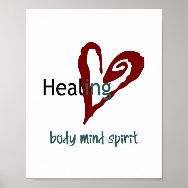 Healing Poster (standard picture frame size) (Front)