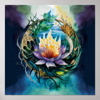  healing powers of immersion in nature  poster