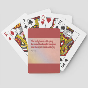 Healing Proverb Playing Cards