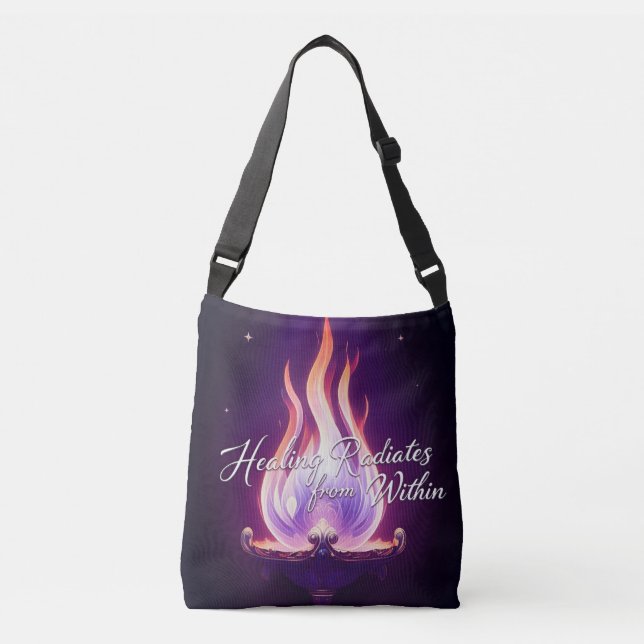 Healing Radiates from Within - Bible Study Crossbody Bag (Front)