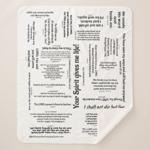 Healing Scriptures Blanket - customisable