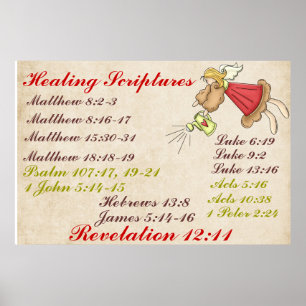 Healing Scriptures Poster