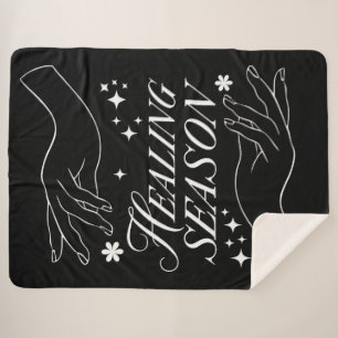 Healing Season Ultra-Soft Sherpa Throw Blanket