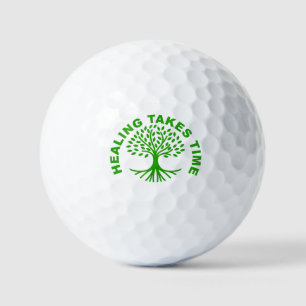 Healing Takes Time Mental Health Awareness Shirt Golf Balls