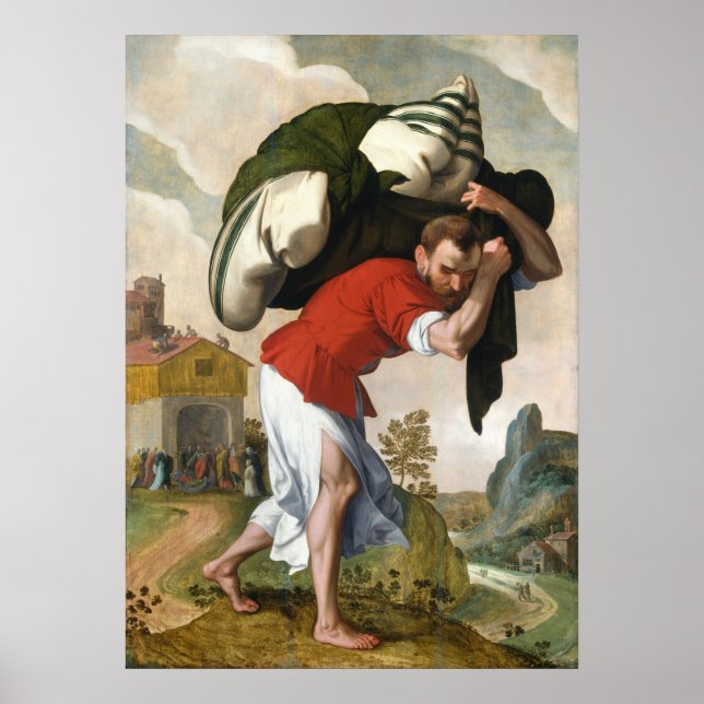 Healing the Paralytic, Netherlands Fine Art Poster (Front)