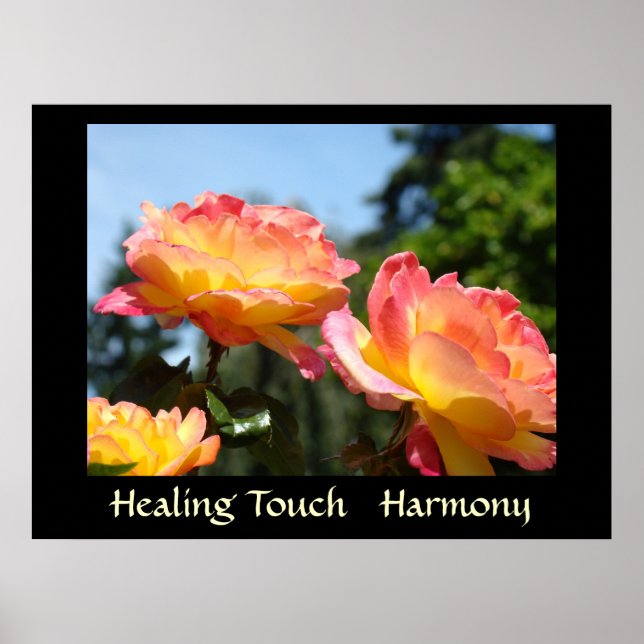 HEALING TOUCH ART Prints Gifts HARMONY Wellness (Front)