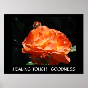 HEALING TOUCH GIFTS Rose Art Print GOODNESS