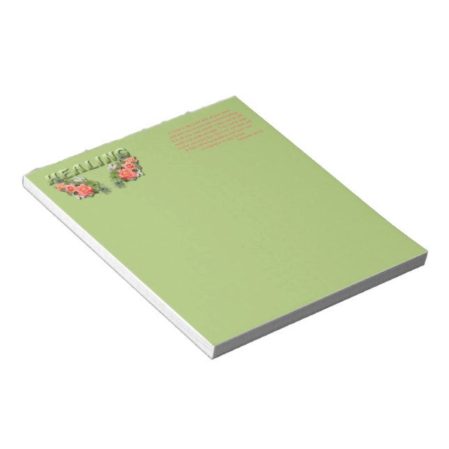Healing Verse Notepad (Angled)