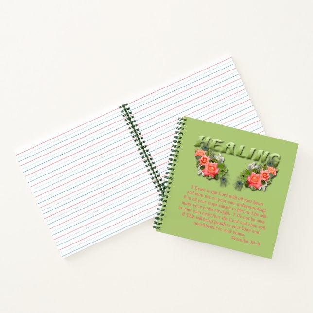 Healing Verse Practice Notebook (Inside)