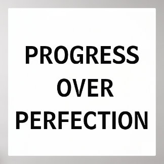 Healing Wall Art – Progress Over Perfection