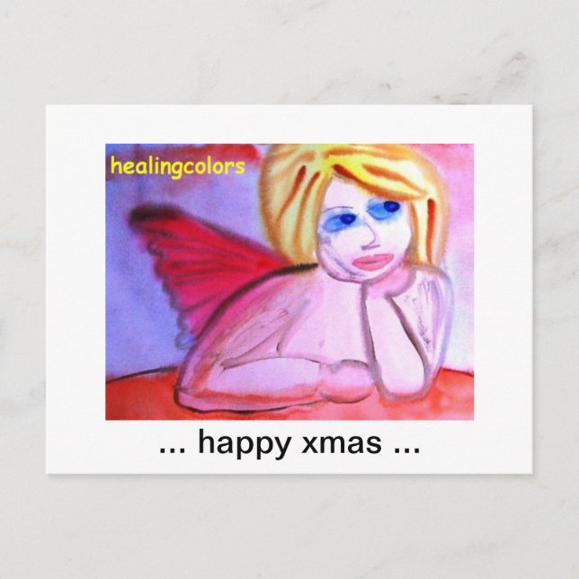 healingcolors holiday postcard (Front)