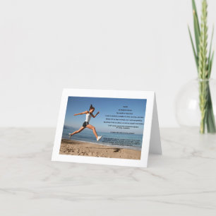 "Health" affirmation note card (blank)