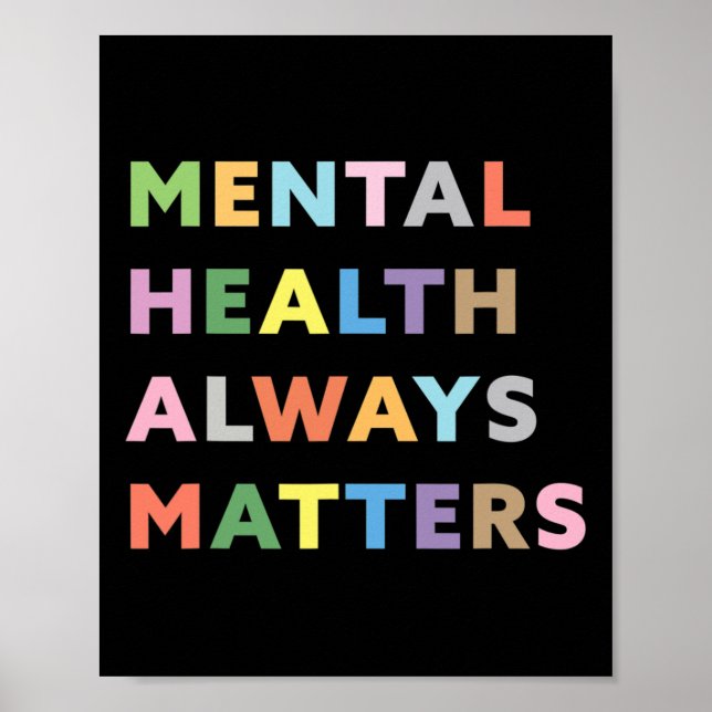 Health Always Problems Therapy Counseling Awarenes Poster (Front)