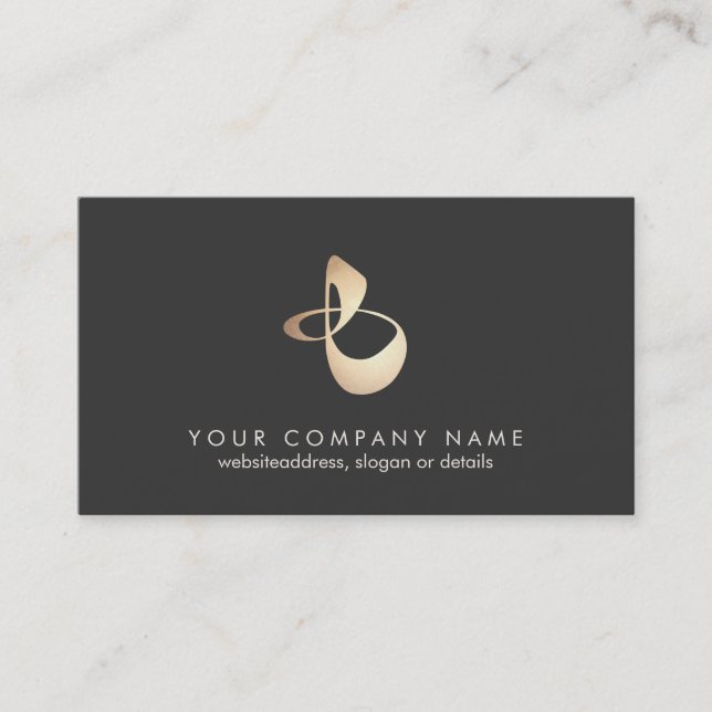 Health and Fitness Logo Business Card (Front)