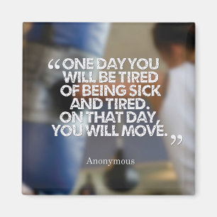 Health and Fitness Motivational Magnet