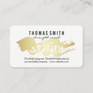 Health and Fitness Personal Trainer Appointment Card