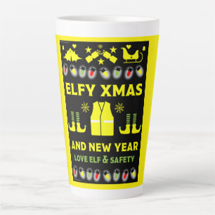 Health And Safety Xmas Gifts Latte Mug