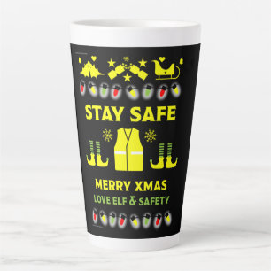 Health And Safety Xmas Gifts Latte Mug