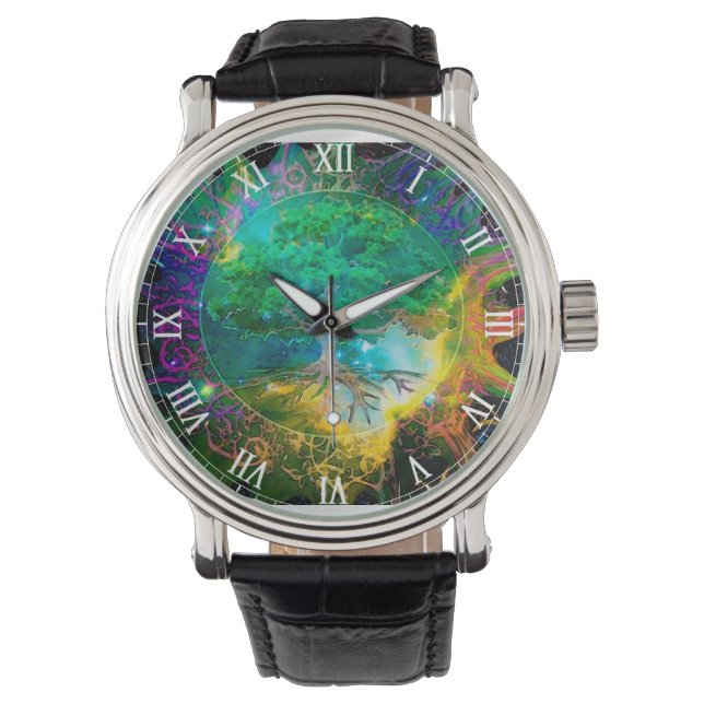 Health and Vitality Tree of Life Watch (Front)