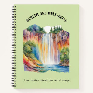 Health and Well-Being Positive Affirmation Notebook