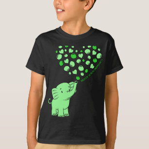 Health Awareness Elephant Hearts Supporter Graphic T-Shirt