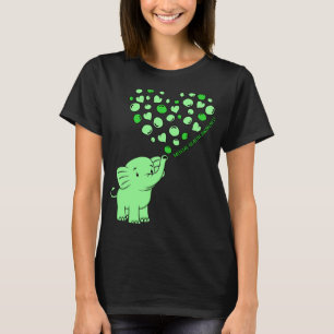 Health Awareness Elephant Hearts Supporter Graphic T-Shirt